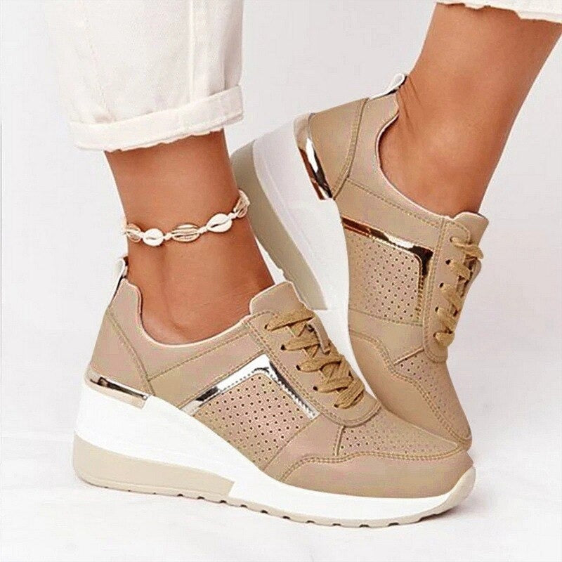 Damen Orthopädische Sneakers Bequem Stilvoll