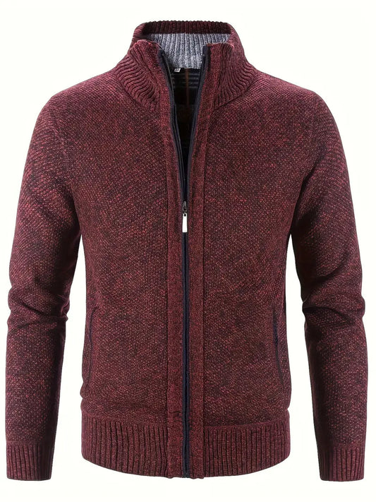 Herren Zip up Weste