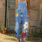 Damen Ärmelloser Denim Overall Für Lässigen Stil