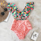 Fudus | Mia Florales Rüschen-bikini-set Für Stil Und Komfort