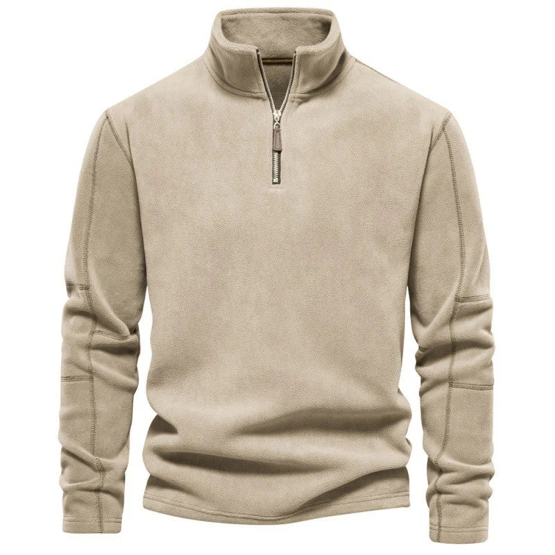 Fudus Fleece-Pullover – Luca Khaki