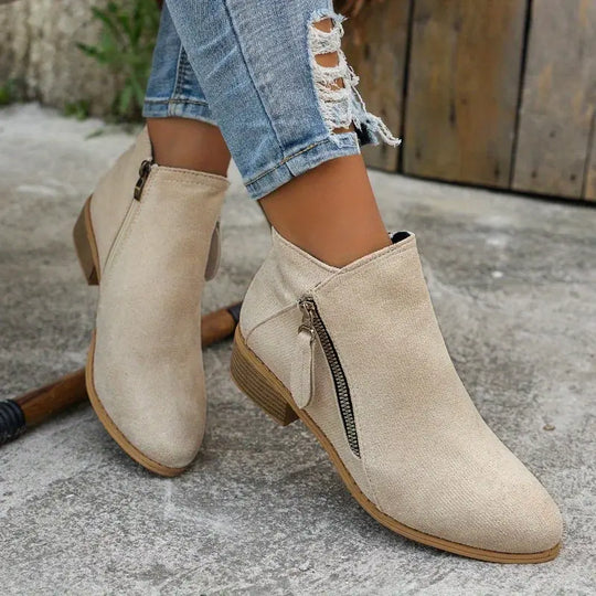 Winterstiefel Wildleder Damen Stil Authentizität