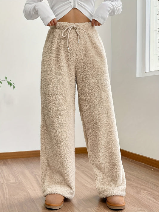 Flauschige weite Hose