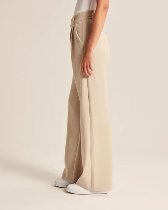 Damen Leichtgewichtige Tailored Wide Leg Pants