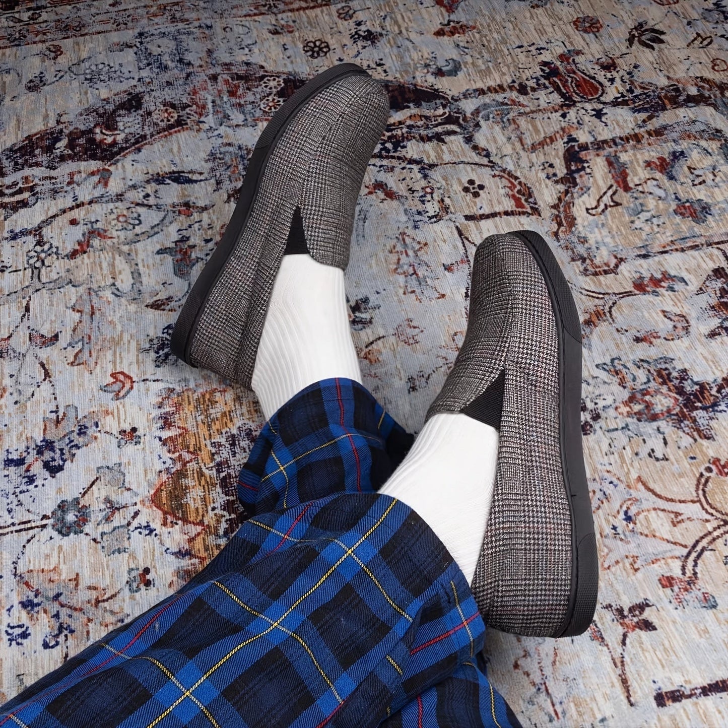 Herren Bequemer Leichter Hausschuh mit Viskoelastischem Schaum