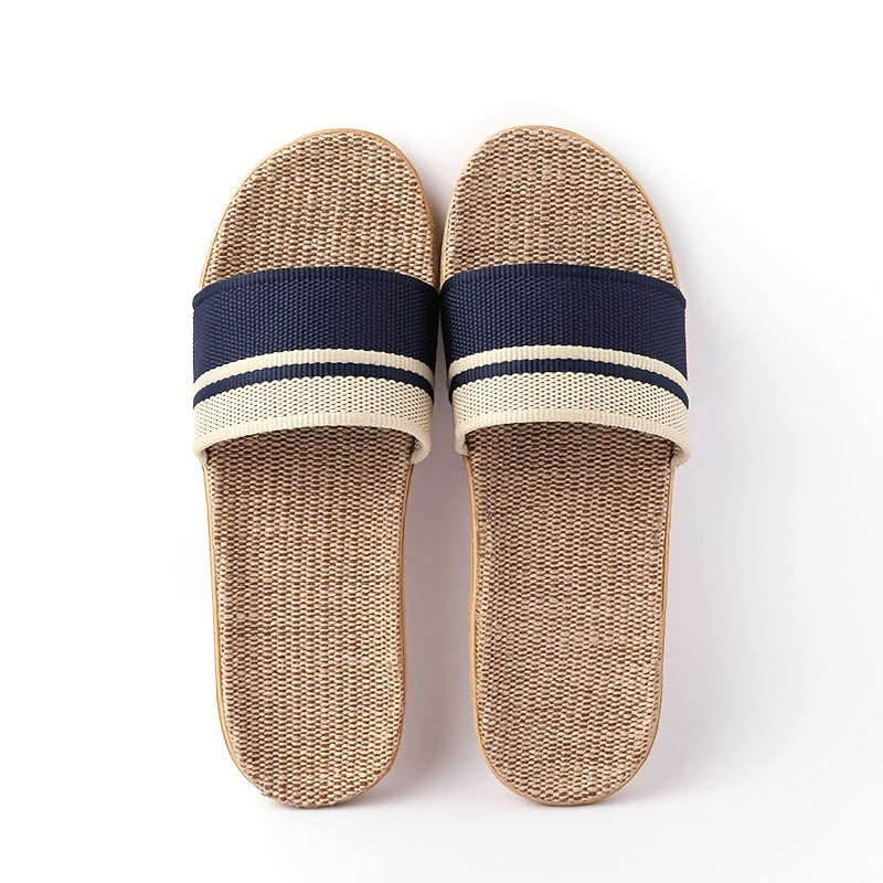 Grüne Leinen Slipper Bequem Elegant Vielseitig