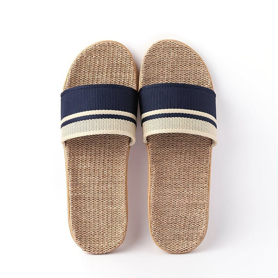 Grüne Leinen Slipper Bequem Elegant Vielseitig