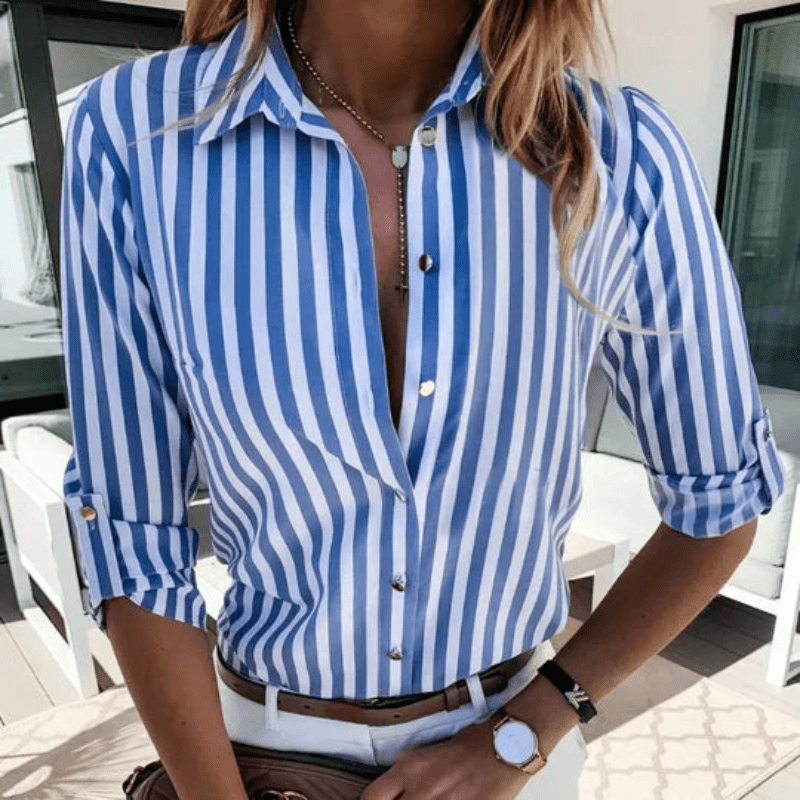 Fudus | Maritim Gestreifte Bluse Damen Top