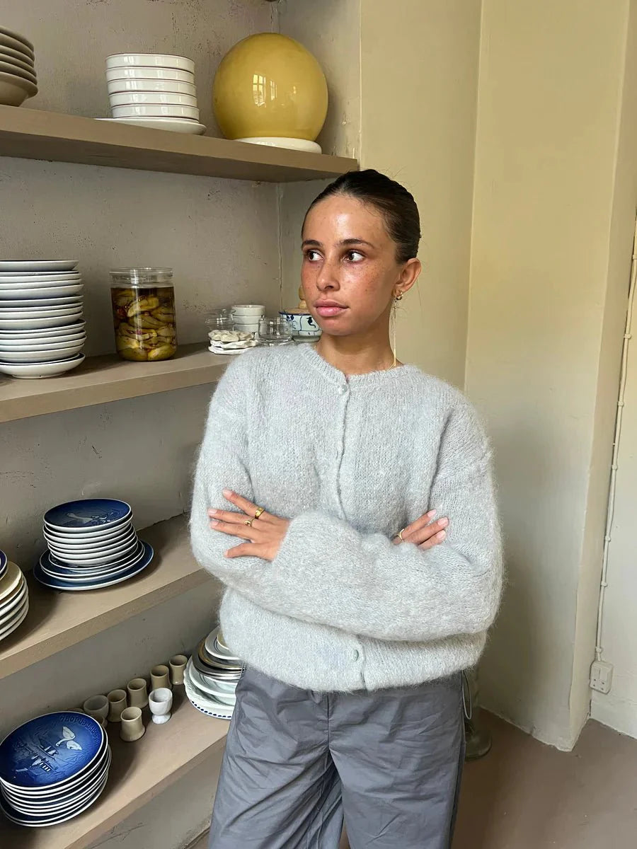 Pullover Lässig Button Up Elegant