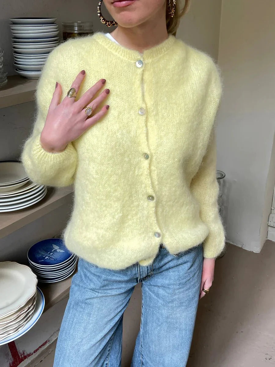 Pullover Lässig Button Up Elegant