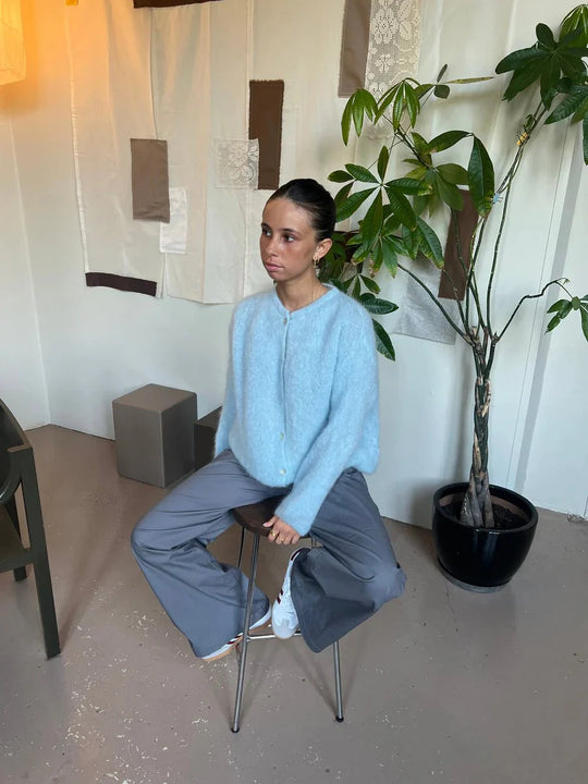 Pullover Lässig Button Up Elegant