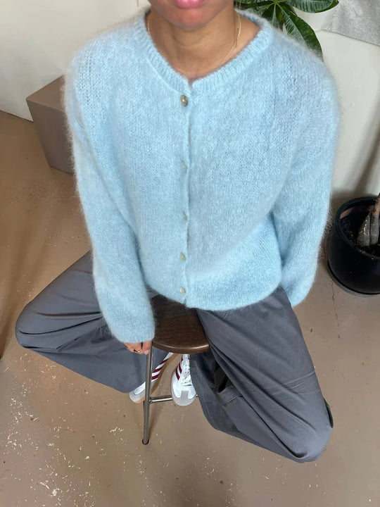 Pullover Lässig Button Up Elegant