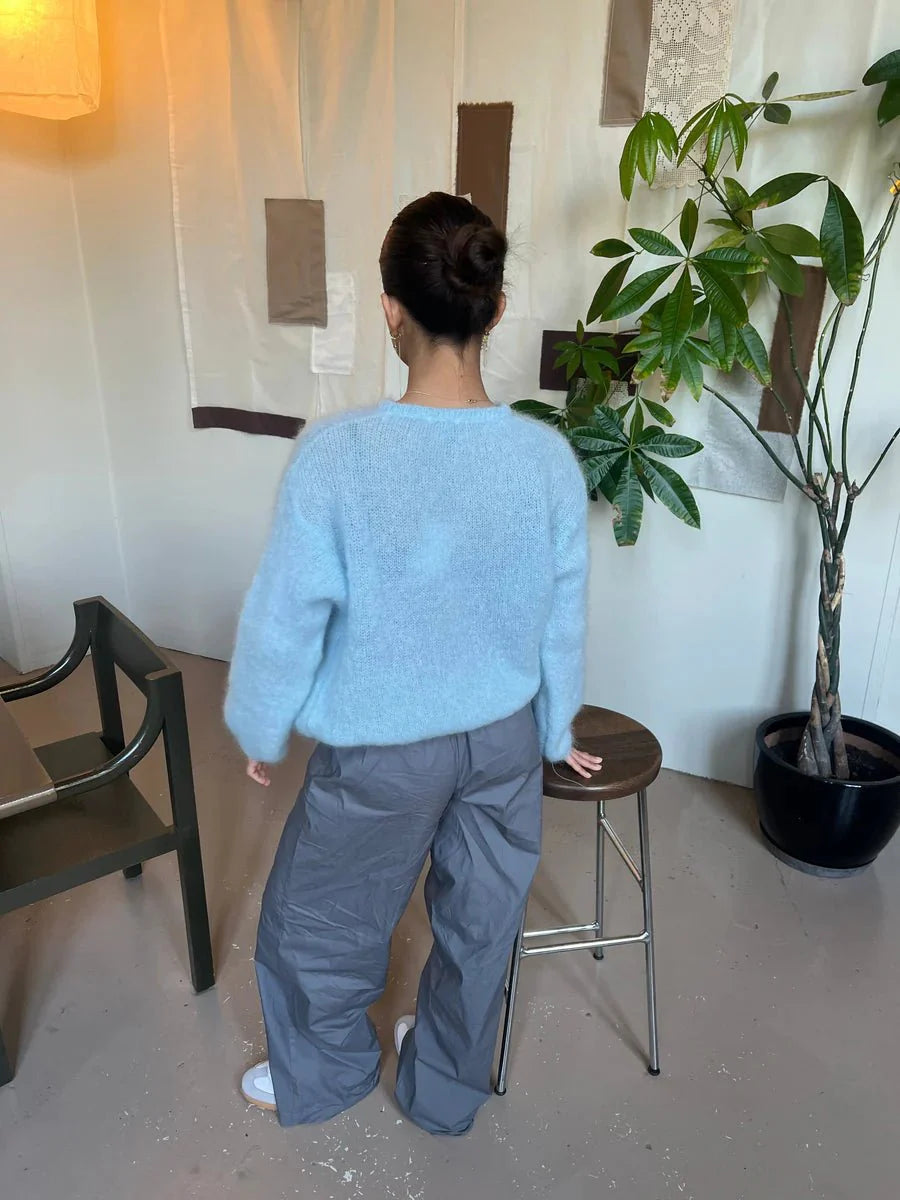 Pullover Lässig Button Up Elegant