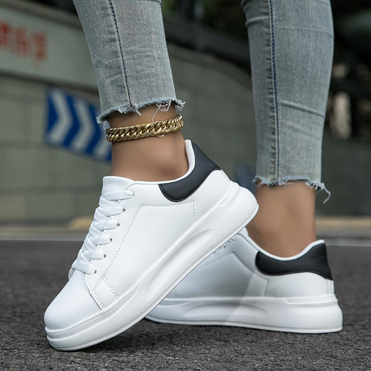Damen Wasserdichte Sneakers Aus Leder