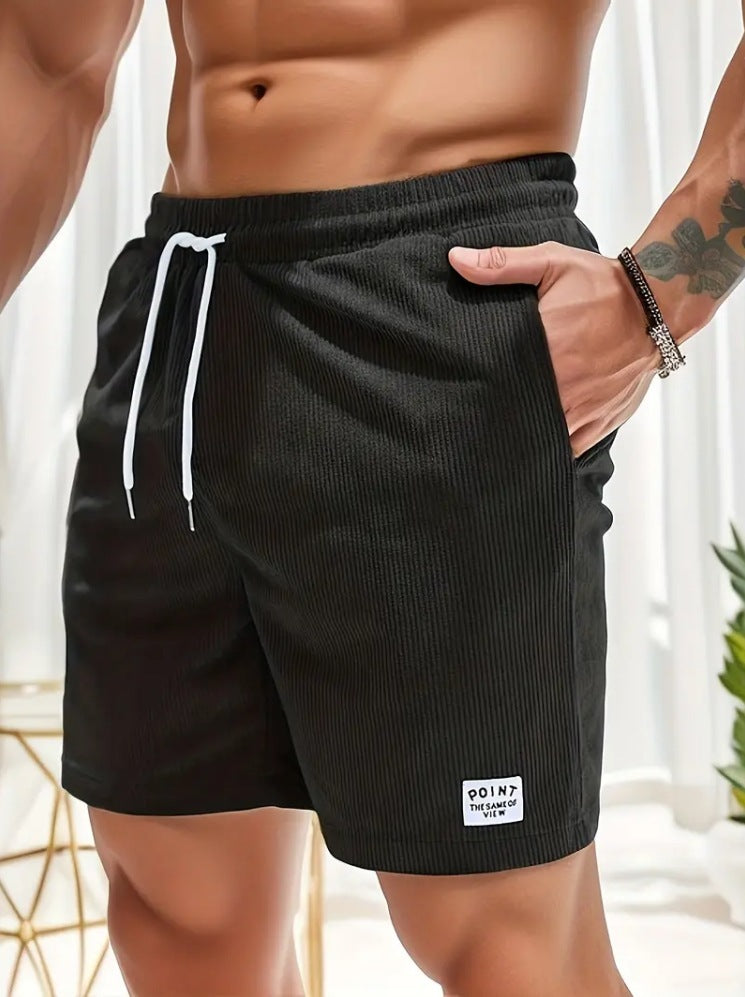Cord Shorts Herren Schnürung Kordelzug