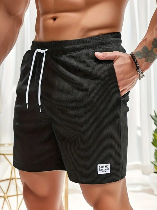 Cord Shorts Herren Schnürung Kordelzug