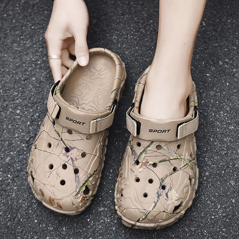 Herren Slip on Clogs Sandalen