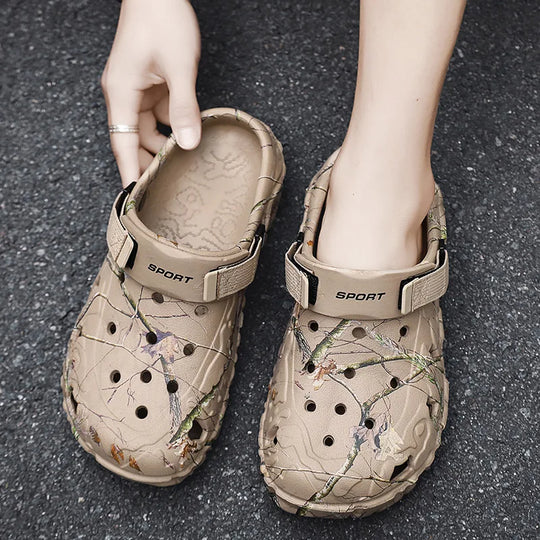 Herren Slip on Clogs Sandalen