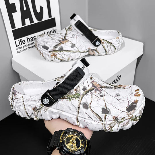 Herren Slip on Clogs Sandalen