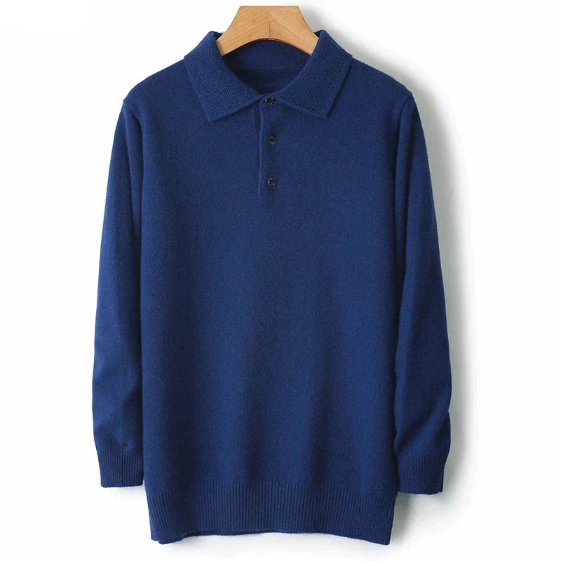 Merino Wolle Polo Chic Bequem