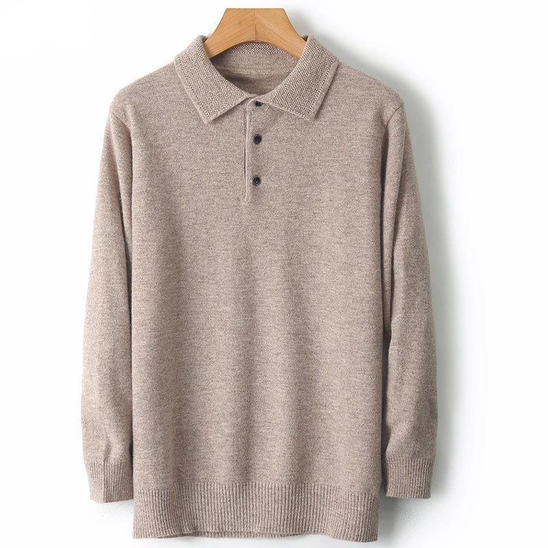 Merino Wolle Polo Chic Bequem