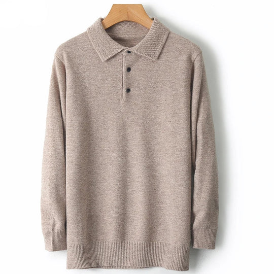 Merino Wolle Polo Chic Bequem