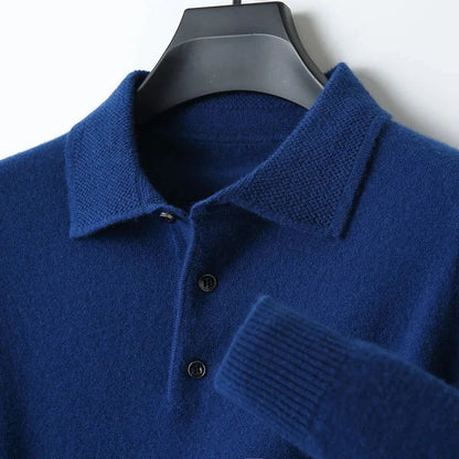 Merino Wolle Polo Chic Bequem
