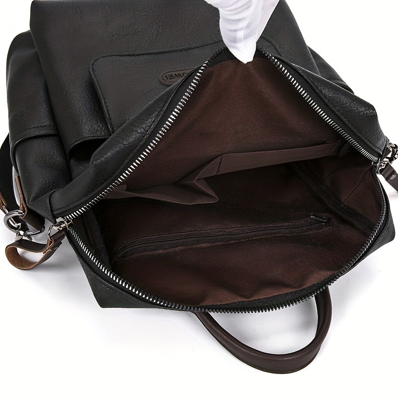 Damen Diebstahlsichere Leder Reisetasche