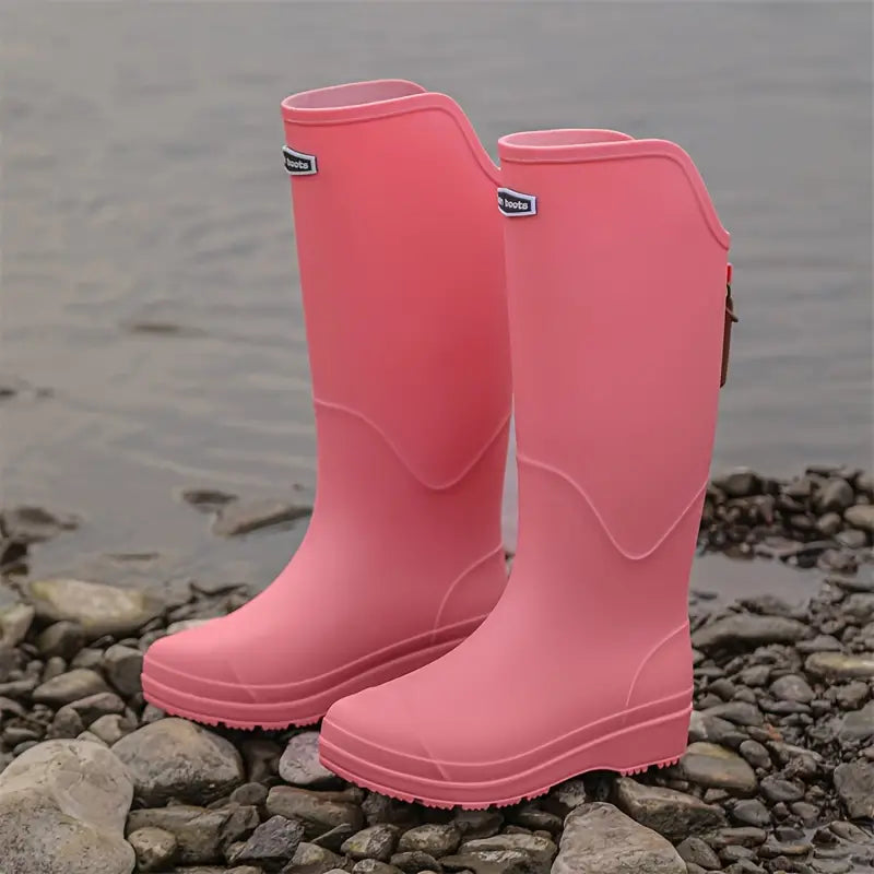Hohe Damen Regenstiefel