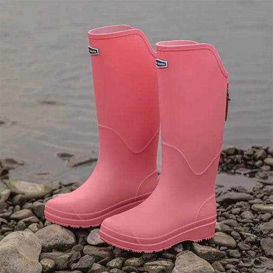 Hohe Damen Regenstiefel