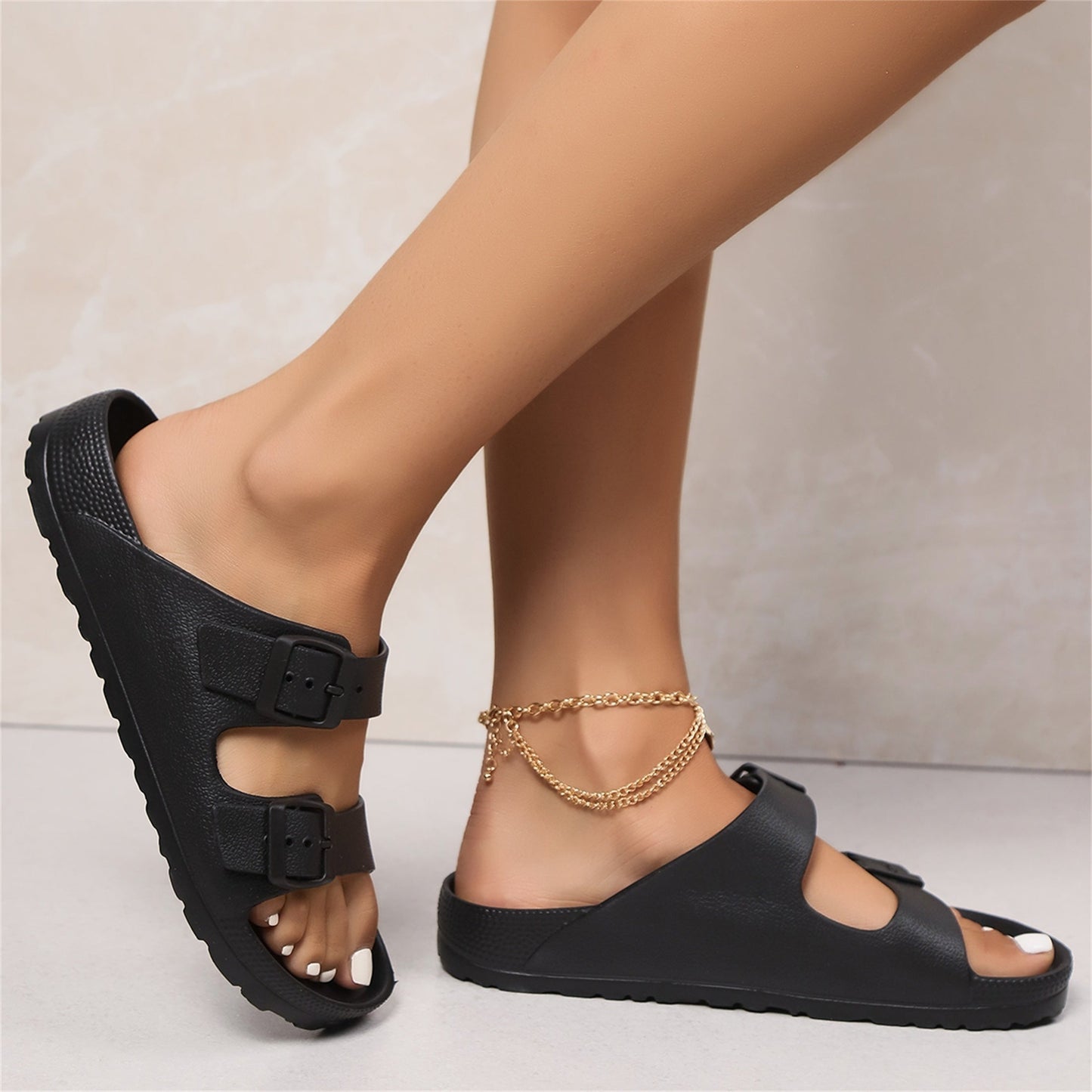 Schluppenschuhe Damen Zeitlos Komfort