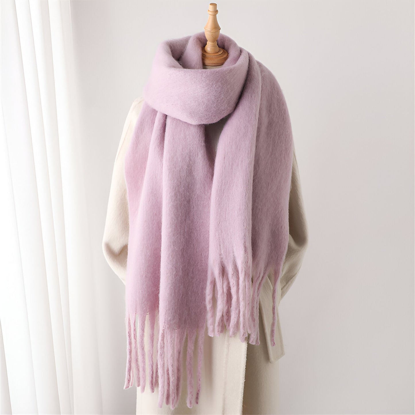 Damen Luxuriöser Cashmere-Weicher Winter-Schal