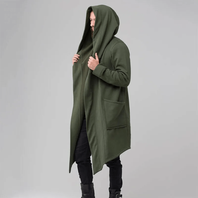 Fudus | Trenchcoat Jacke Herren Limited Edition Jacke Mit Kapuze Wasserdicht