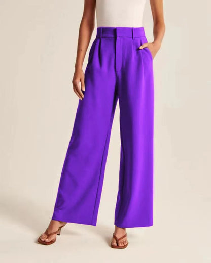 Damen Leichtgewichtige Tailored Wide Leg Pants