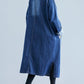 Langer Denim Trenchcoat