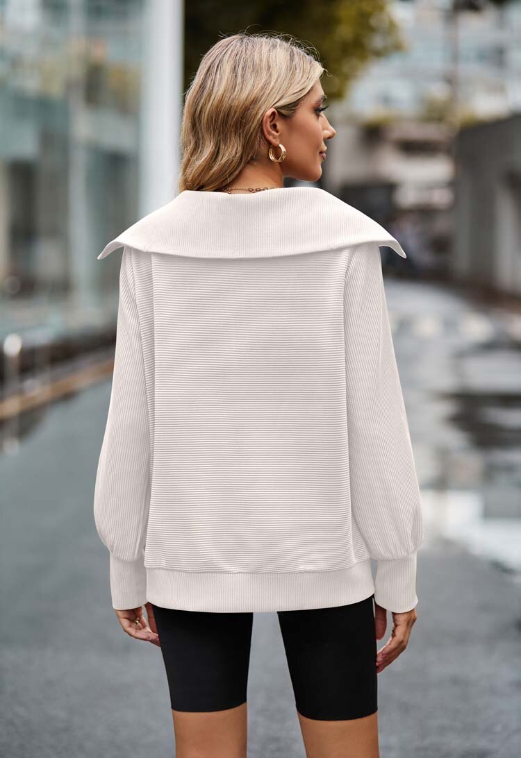 Damen Trendiger Pullover Bequem Für Alltag