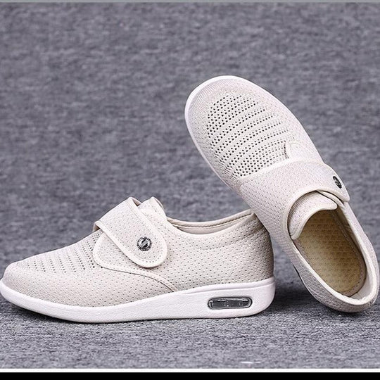 Damen Breite Diabetikerschuhe für Geschwollene Füße Weit