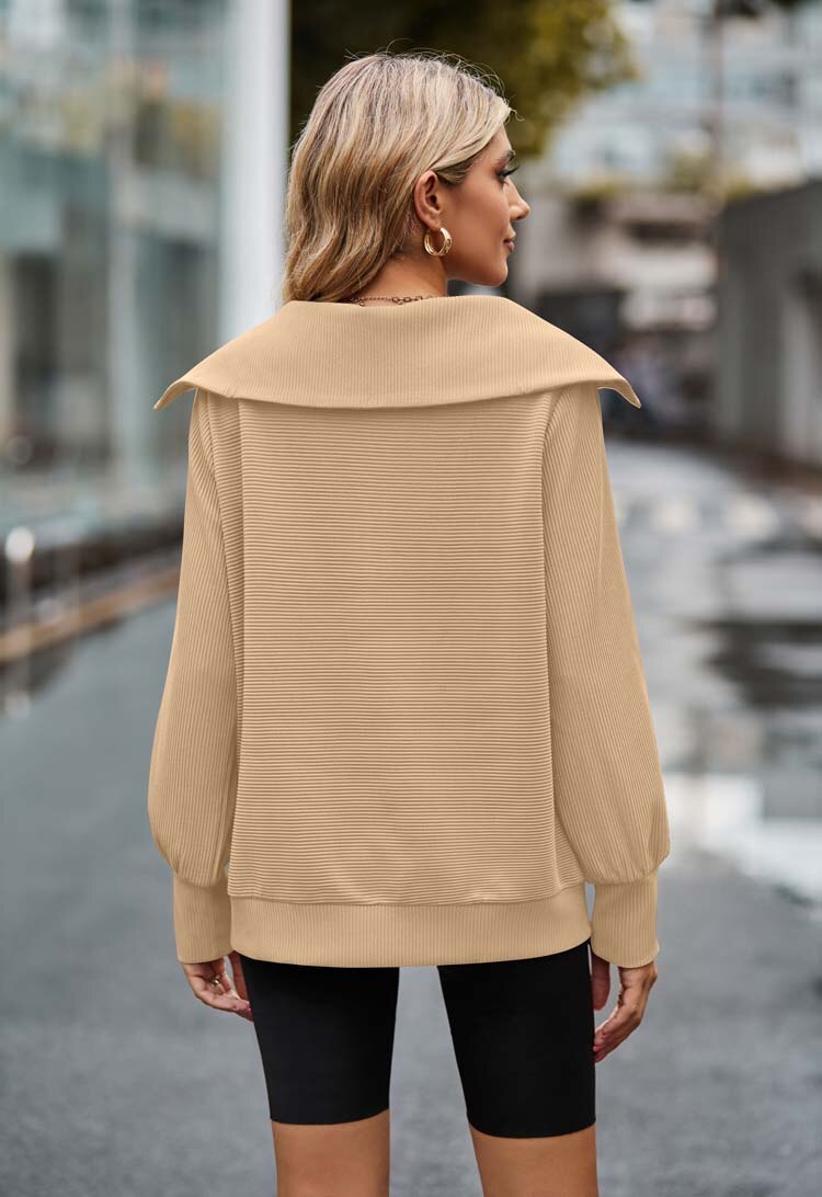 Damen Trendiger Pullover Bequem Für Alltag