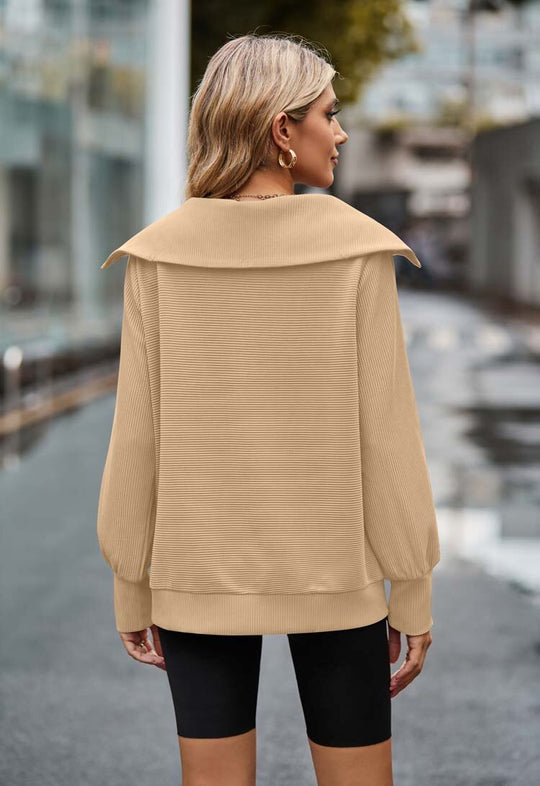 Damen Trendiger Pullover Bequem Für Alltag