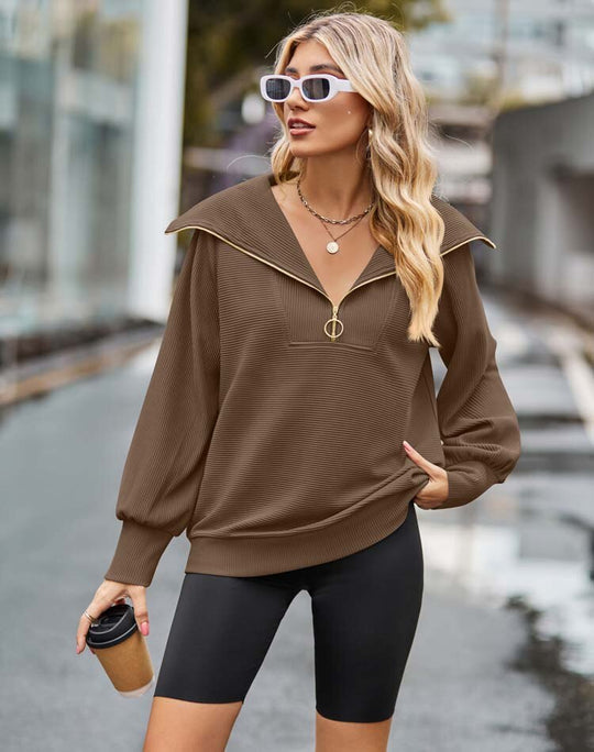 Damen Trendiger Pullover Bequem Für Alltag