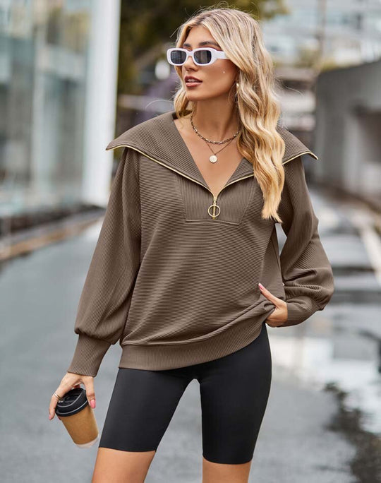 Damen Trendiger Pullover Bequem Für Alltag