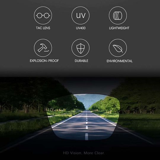 Herren Adventure Pro Polarisierte Motorrad Sonnenbrille Für Klare Sicht