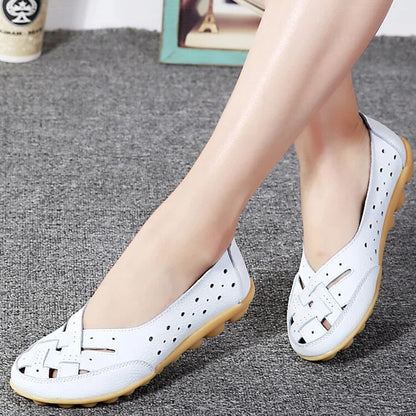 Damen Hochwertige Lederschuhe