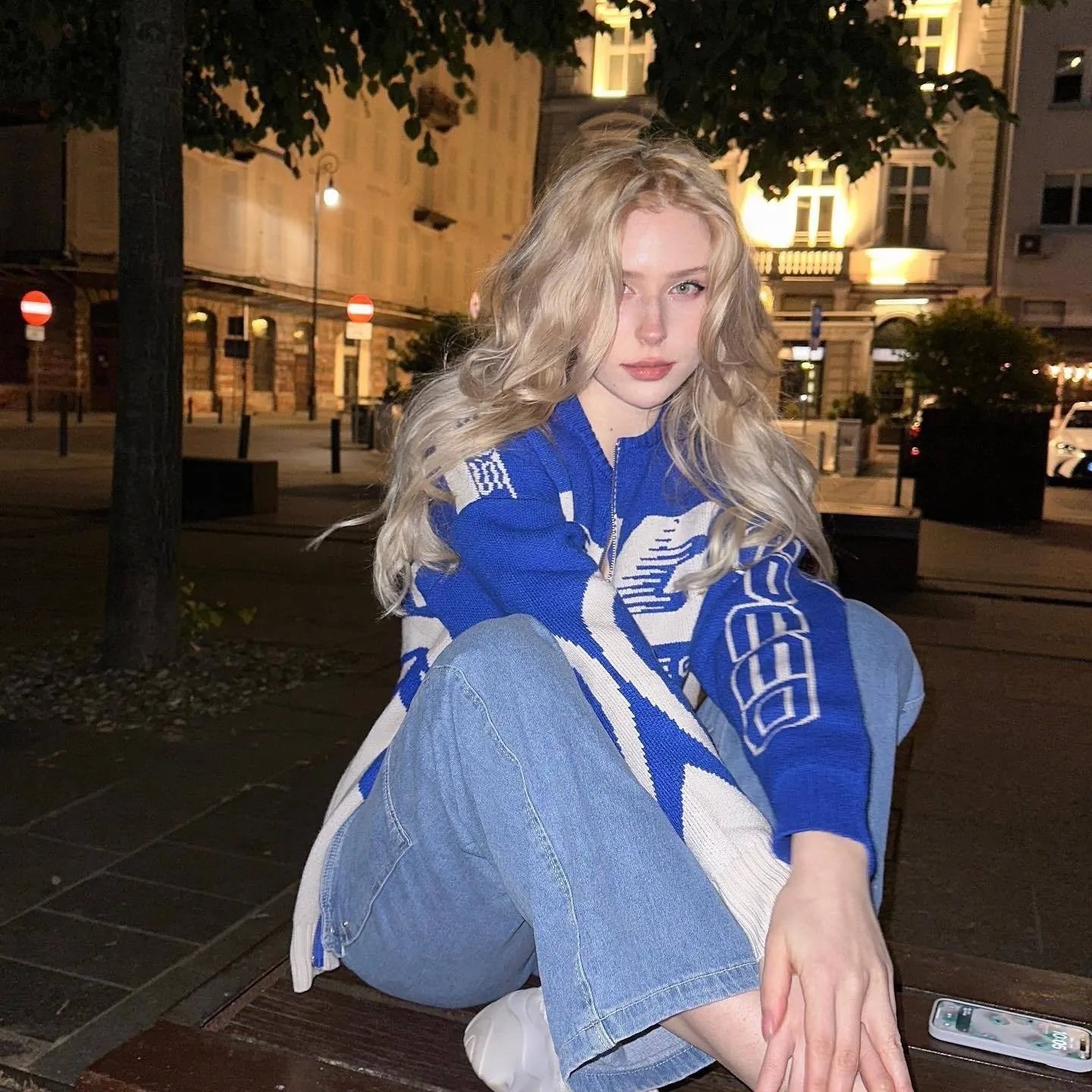 Damen Strickpullover Dynamisch Mit Reißverschluss