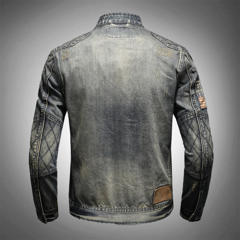 Fudus | Robuster Denim Motorradjacke