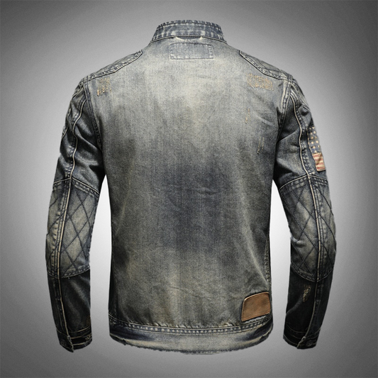 Fudus | Robuster Denim Motorradjacke