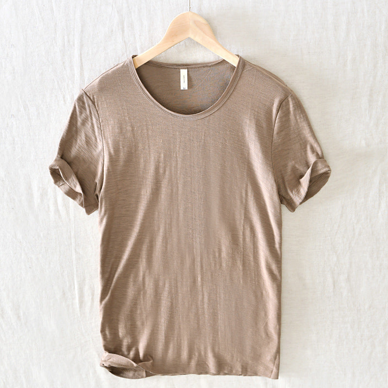 Herren Atmungsaktives Kurzarm T-Shirt Für Alltag