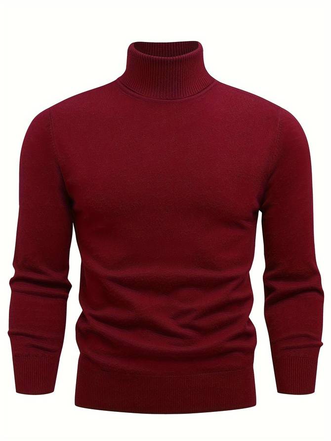 Herren Vielseitiger Rollkragenpullover