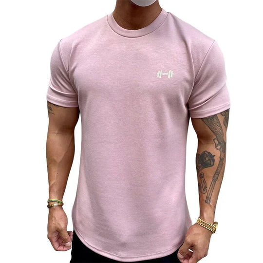 Herren Sport T-Shirt Aus Baumwolle