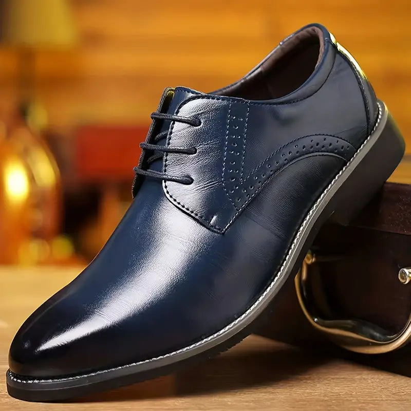 Herren Business Style Anzugschuhe Aus Kalbsleder